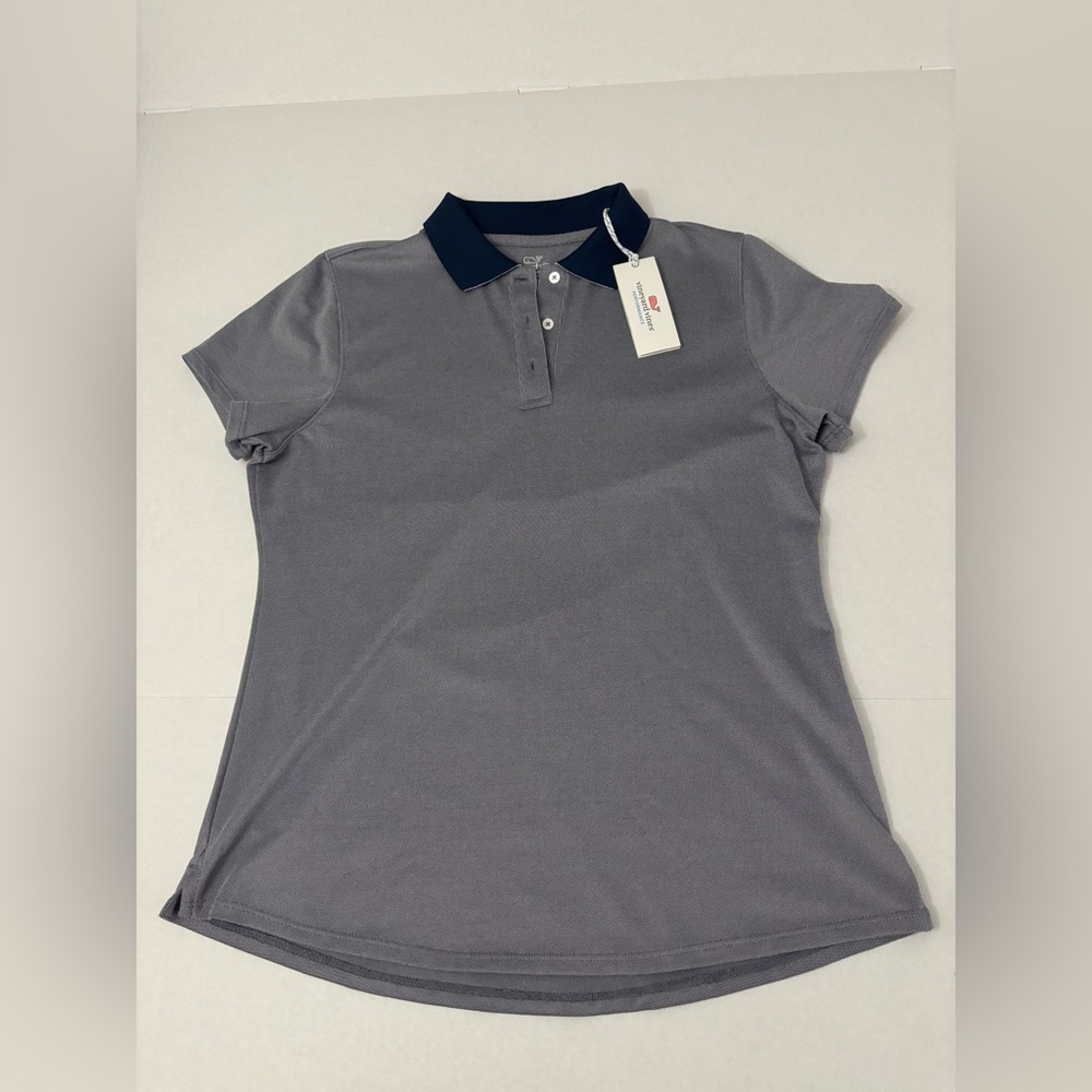 Vineyard Vines Women's Performance Pique Polo Size M